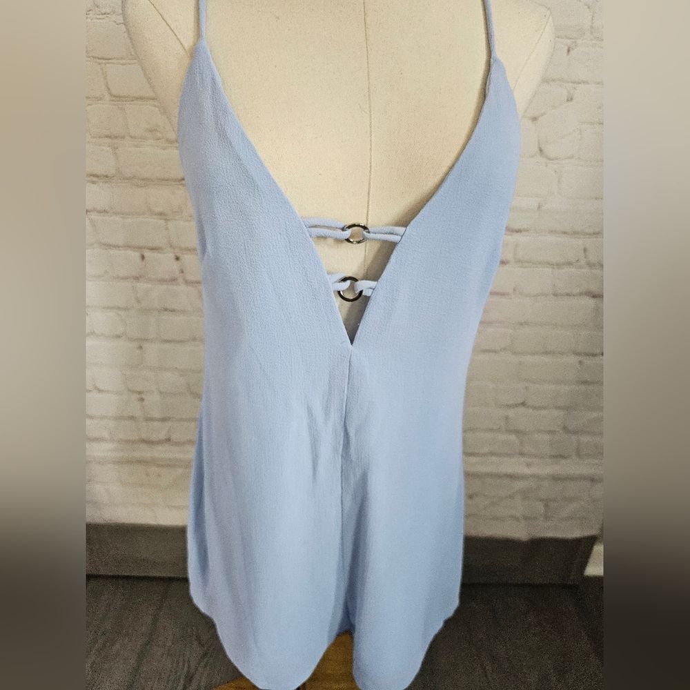 Revolve Kylan Double O Ring Romper | Light Blue | NWOT - Picture 5 of 10